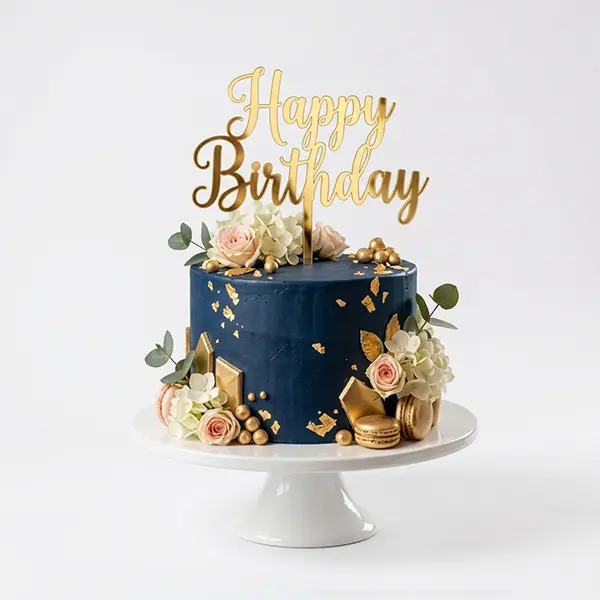 Custom Happy Birthday Cake Topper
